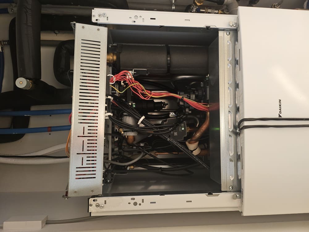 dépannage sur une pompe à chaleur dans une Résidence au Touquet